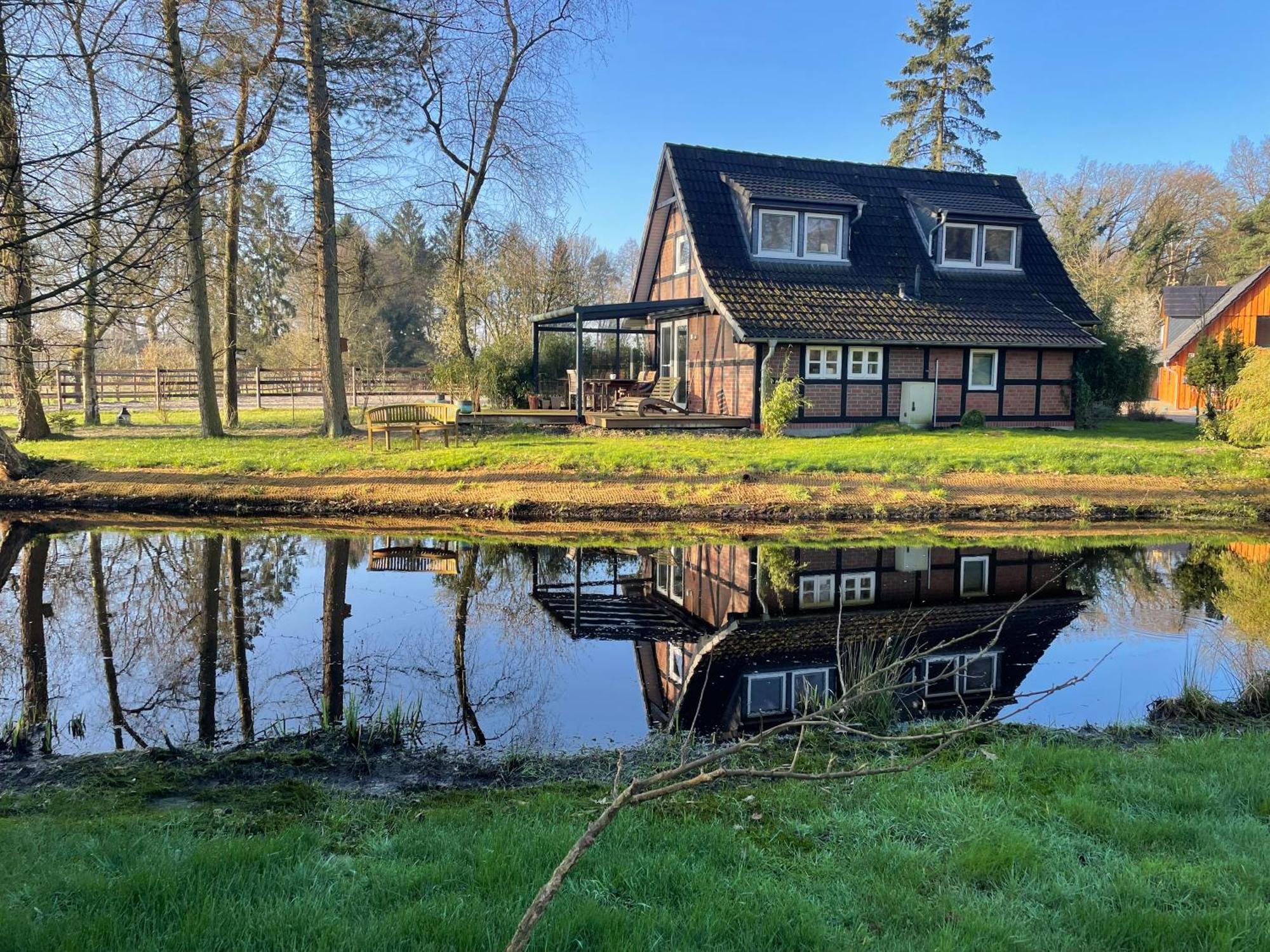 Haus Am Teich Appartement Worpswede Buitenkant foto